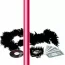 Bara Striptease Topco "Private Dancer Pole" 2,79 m - Roz