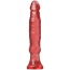 Dildo Anal Doc Johnson "Crystal Jellies" 15,2 cm - Rosu - dimensiuni complete