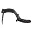 Hollow Strapon Unisex, prelungitor penis negru, 18 cm - culoare si material
