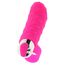 Vibrator Degetar Reincarcabil ToyJoy »Tickle Pleaser« 9 cm - Roz