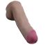 Dildo cu Ejaculare XR Brands "Squirting Chocolate" 18,5 cm - Maro##