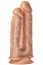 Dildo Dublu Dream Toys  "Real Love" 19,5 cm - Natural##