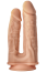 Dildo Dublu Dream Toys  "Real Love" 19,5 cm - Natural##