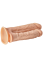 Dildo Dublu Dream Toys  "Real Love" 19,5 cm - Natural##