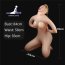 Papusa Gonflabila 3D Lovetoy "Cowgirl" 93 cm - Natural##