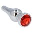 Butt Plug Anal Toyz4Lovers "Ace of Spades" 10 cm - Argintiu