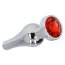 Butt Plug Anal Toyz4Lovers "Ace of Spades" 10 cm - Argintiu##