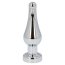 Butt Plug Anal Toyz4Lovers "Ace of Spades" 10 cm - Argintiu##