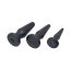 Set Jucarii anale, 3 Pluguri Anale, Negre, TPE#
