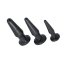 Set Jucarii anale, 3 Pluguri Anale, Negre, TPE#