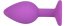 Plug Anal Loving Joy »Ewelled Silicone Butt Plug« 7,4 cm - Violet