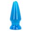 Butt Anal XXL Toyz4Lovers "Adamo Transparent" 19,5 cm - Albastru - detaliu finisaj