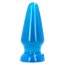 Butt Anal XXL Toyz4Lovers "Adamo Transparent" 19,5 cm - Albastru - accesorii incluse