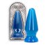 Butt Anal XXL Toyz4Lovers "Adamo Transparent" 19,5 cm - Albastru - vedere frontala