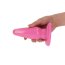 Butt Plug Toyz4Lovers "Ivo Pink" 14,5 cm - Roz - vedere laterala