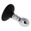 Butt Plug Anal Toyz4Lovers "Aluminiu" 8.3 cm - Argintiu##
