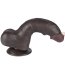 Dildo Negru Realistic, Dubla Densitate, Sliding Skin, 8» [ 20,5cm x 3,9cm ]« - vedere 11