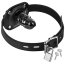 Calus BDSM Fetish Tentation, Reglabil, Silicon, Negru, 62cm - vedere frontala
