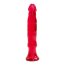 Dildo Anal Doc Johnson "Crystal Jellies" 15,2 cm - Rosu - vedere frontala