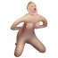 Papusa Gonflabila 3D Lovetoy "Cowgirl" 93 cm - Natural##