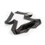 Masca Pipedream "Satin Love Mask" - Negru - detaliu design
