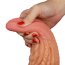 10" Dual Layered Silicone Platinum Silicone Dildo  [ 25 x 7,5 cm ] - culoare si material