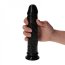 Dildo Anal Claudio, Negru, [20 cm x 4 cm ] - detaliu design
