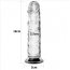 Dildo Jelly Lovetoy "Flawless Clear" 18 cm - detaliu design