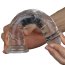 Dildo Jelly Lovetoy "Flawless Clear" 18 cm - vedere laterala