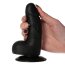 Dildo cu scrot Toyz4Lovers "Orazio" 15 cm - Negru##