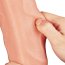 Dildo Lovetoy "Cock King Size XXL" 31 cm - Natural - dimensiuni complete