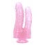 Dildo Dublu Toyz4Lovers "Romolo and Remo" 21 cm - Roz##
