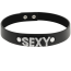 Chocker  Coquette "Sexy" - Negru