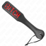 Padela Toyz4Lovers "Bitch" 32 cm - Negru - vedere frontala