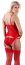 Set Lenjerie intima sexy femei, Rosu, 4 piese - vedere frontala