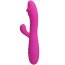 Vibrator rabbit Snappy Pink vedere laterala stanga silicon roz