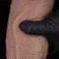 Dildo XXL 9'5" Dual Layered Platinum Silicone [ 24,6 cm x 7 cm ] - vedere spate