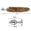 Butt Plug Anal Toyz4Lovers "Fox Tail" 7 cm - Maro - culoare si material