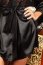 Set Neglije Negru Satin, Prilance, Beauty Night# - accesorii incluse