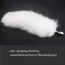 Butt Plug Anal Toyz4Lovers "Fox Tail" 7 cm - Alb - accesorii incluse