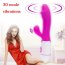 Vibrator rabbit Snappy Pink dubla stimulare 30 functii vibratie Pretty Love