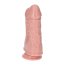 Dildo Dublu Toyz4Lovers "Cain si Abel" 17,5 cm - Natural##