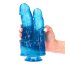 Dildo Dublu Toyz4Lovers "Romolo and Remo" 21 cm - Albastru