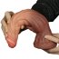 Dildo Lovetoy 'Monster Nature" 24,5 cm - Natural - detaliu ambalaj