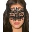 Masca de Ochi Brodata Queen Lingerie - Negru## - vedere frontala