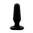 Butt Plug Anal Chisa Novelties "Black Mont" 7,5 cm - Negru - detaliu design
