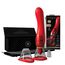 Vibrator Fantasy For Her »Ultimate Pleasure 24K Gold Luxury Edition« 23,5 cm - Rosu