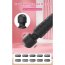 Vibrator Stimulator HAOOY »Senzual« 20 cm - Negru