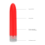 Vibrator Luminous »Eleni« 14 cm - Rosu