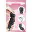Vibrator Stimulator HAOOY »Senzual« 20 cm - Negru